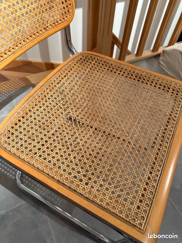 Lot de 4 chaises Marcel Breuer B32 cesca (image 3)