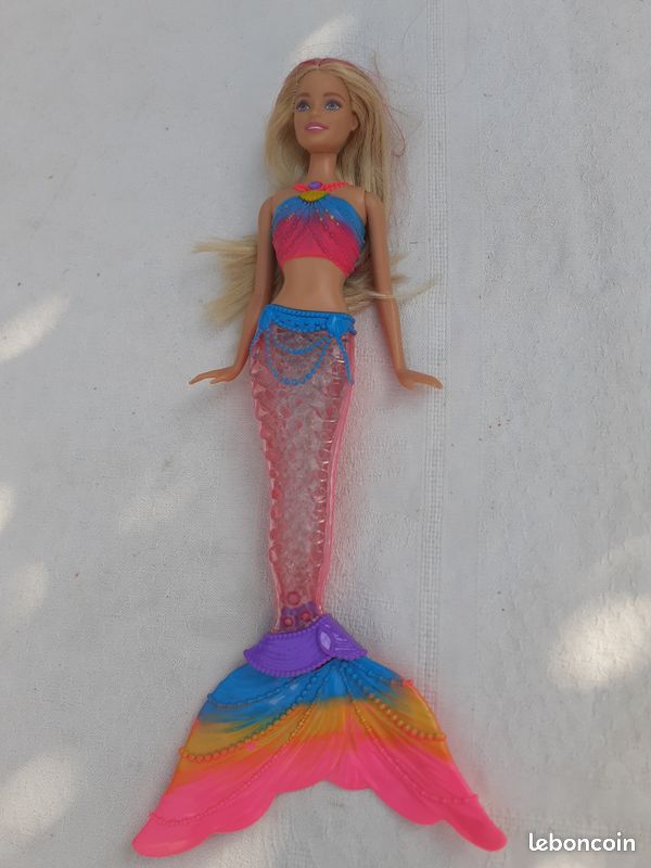 Doll Sirene Arc En Ciel Barbie Dreamtopia Poupée Sirène Arc-en