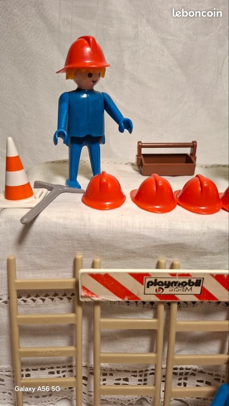 Lot vintage Playmobil System Pompiers et nombreux accessoires - Jeux & Jouets