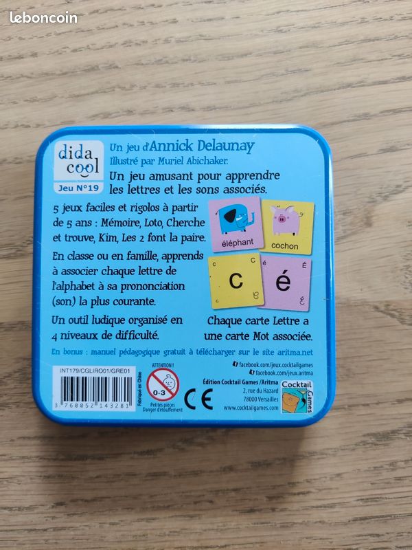 Jeu Lirodingo (Didacool n°19) (image 3)