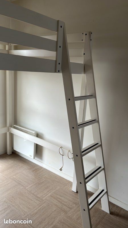 Lit à hauteur double blanc Ikea (image 7)