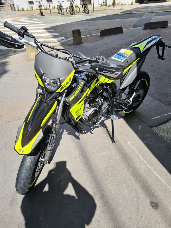 Moto 50cc Sherco 2T SM Silver STD. Livraison en France