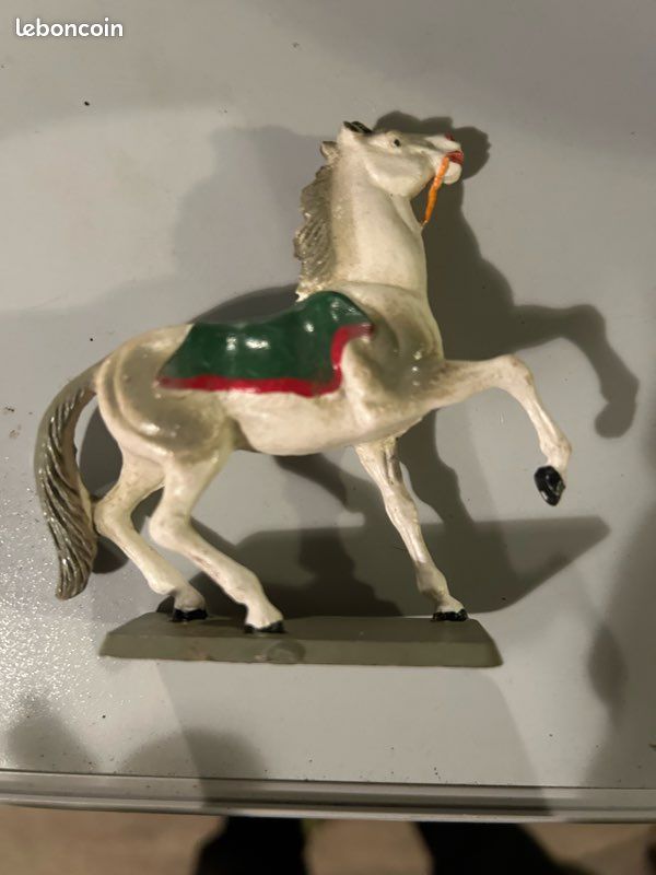 FIGURINE SOLDAT PLASTIQUE starlux western farwest cowboy cheval cavalier EUR 3,99 - FR
