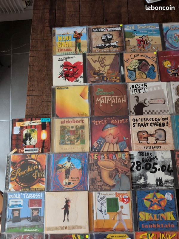 Lot de 87 cd punk rock reggae chanson française (image 5)