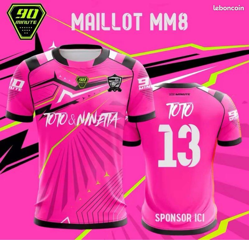 Maillot JUL Toto Ninetta Maillot imprimé T-shirt de football respirant