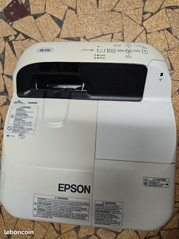 Vidéoprojecteur Epson 570 lampe neuve (image 1)