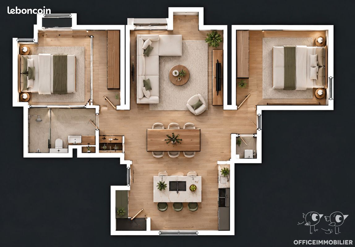 Appartement 4 pièces 82 m² · à Miserey-Salines · 82 m² · 149 000 €