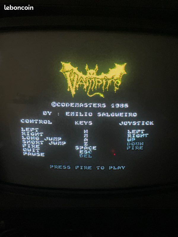 Compilation Amstrad CPC 'Les Fanatiques' – Rare Et Complète – Occasion