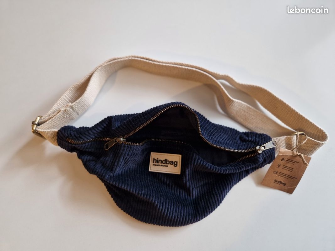 Banane Hindbag bleu marine (image 1)
