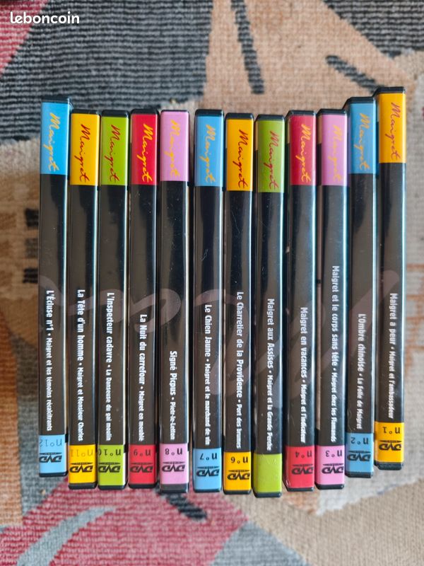 12 DVD Maigret de Georges Simenon avec Jean Richard (image 1)