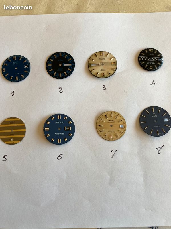 Lot De Cadran De Montre Neufs De Stock - L1-02