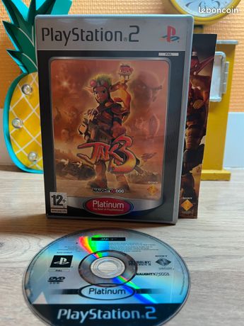 Jeu Jak 3 Platinum - PlayStation 2 (PS2) - Version PAL FR Complète Avec Notice - Très Bon état