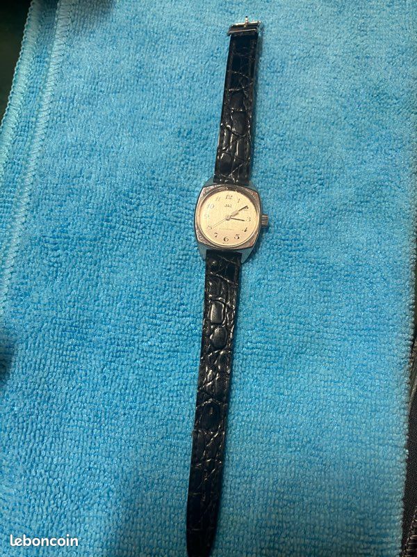 Ancienne Montre Bracelet JAZ PAS - Gourmette Ou Collier - Bijou Vintage Occasion