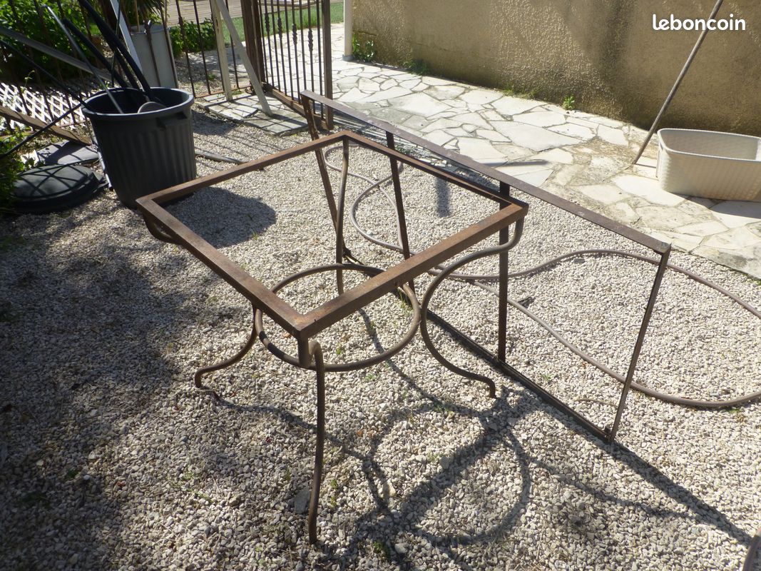 Squelette de Table Fer Forgé (creux) (image 3)