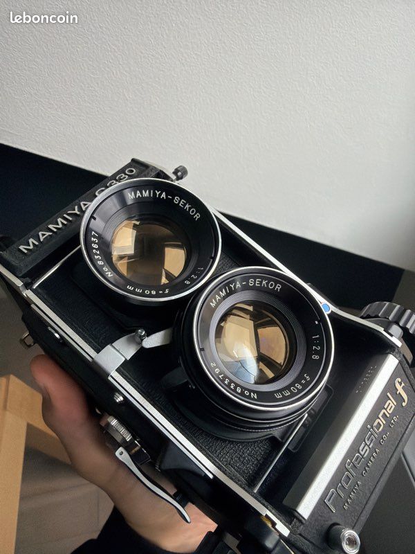 VIDEO👀✨MINT✨ MAMIYA C330 Professional TLR 80mm f2.8 Blue Dot From JAPAN EUR 790,68 - FR
