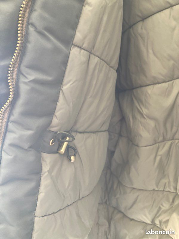 Parka oversize à capuche kaki ALENAWRS SCHOTT (image 6)