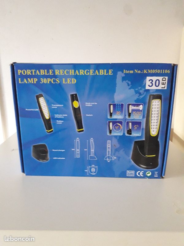 Lampe portable à Led rechargeable (image 1)