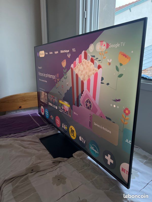 Télévision TCL 55C731 QLED 4K 55 Pouces - Smart TV Android - 120Hz - Ouverte Jamais Utilisée