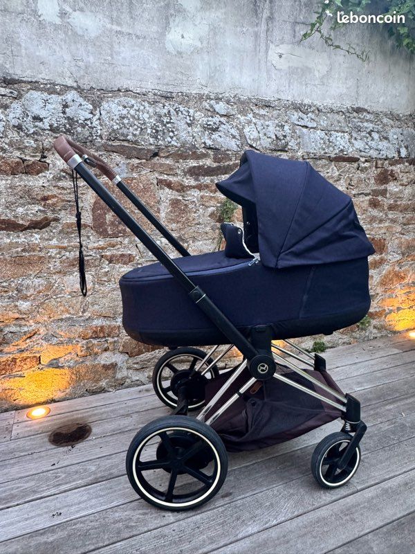 Trio cybex e-priam - nacelle - cosy & isofix + siège poussette (image 4)
