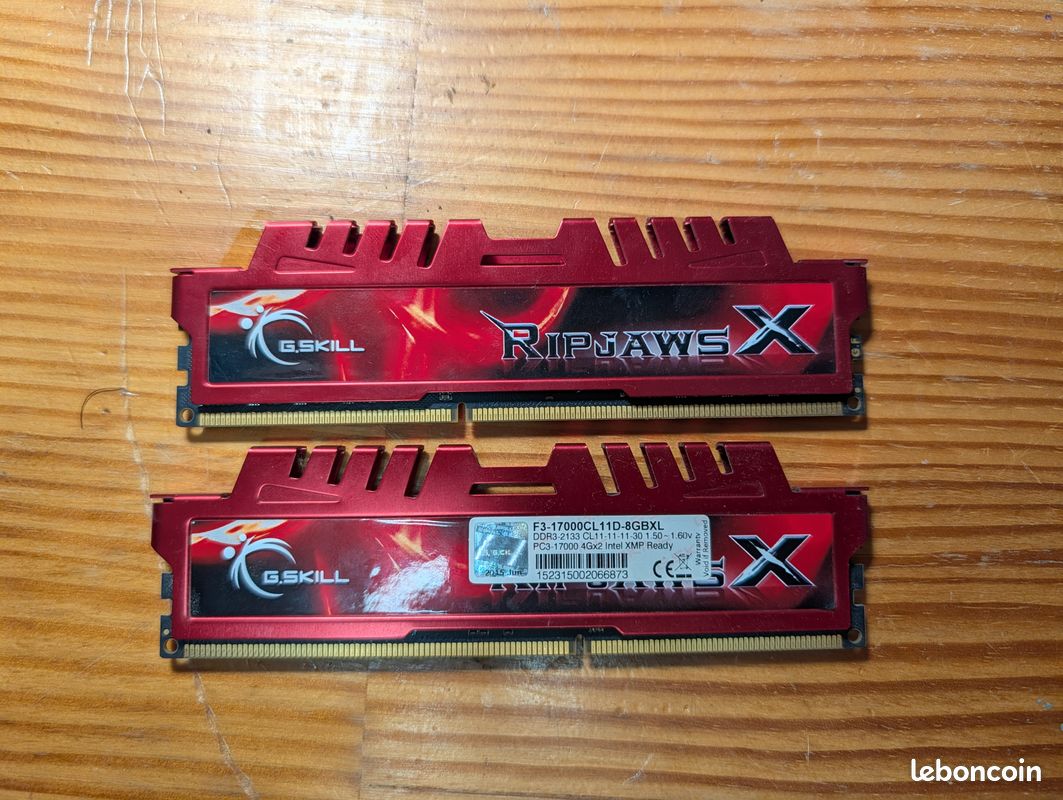 Barrettes DDR3 2133 Gskill (2x4go) (image 1)