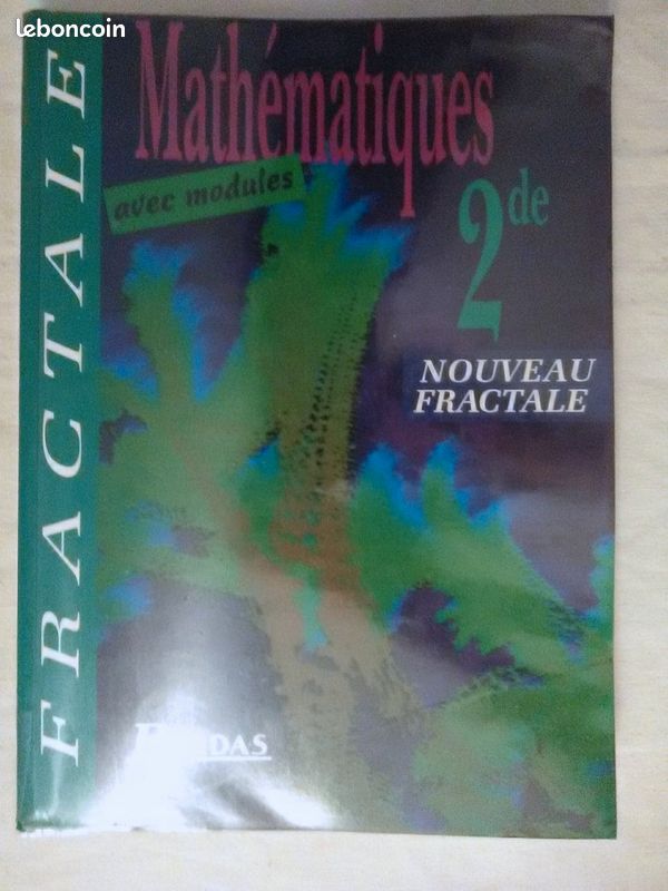 Mathematiques 2nde – Nouveau Fractale Edition 1994 (image 2)