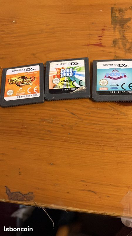 Lot 3 jeux Nintendo DS – Inazuma Eleven 2, Band Hero, Pony Friends – Bon état (image 1)