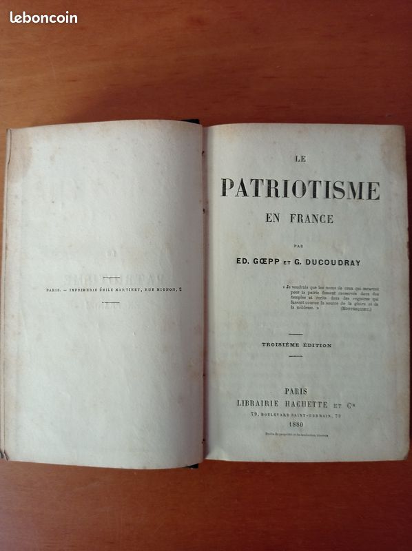 Le Patriotisme en France, par Gœpp et Ducoudray, 1880 (image 2)