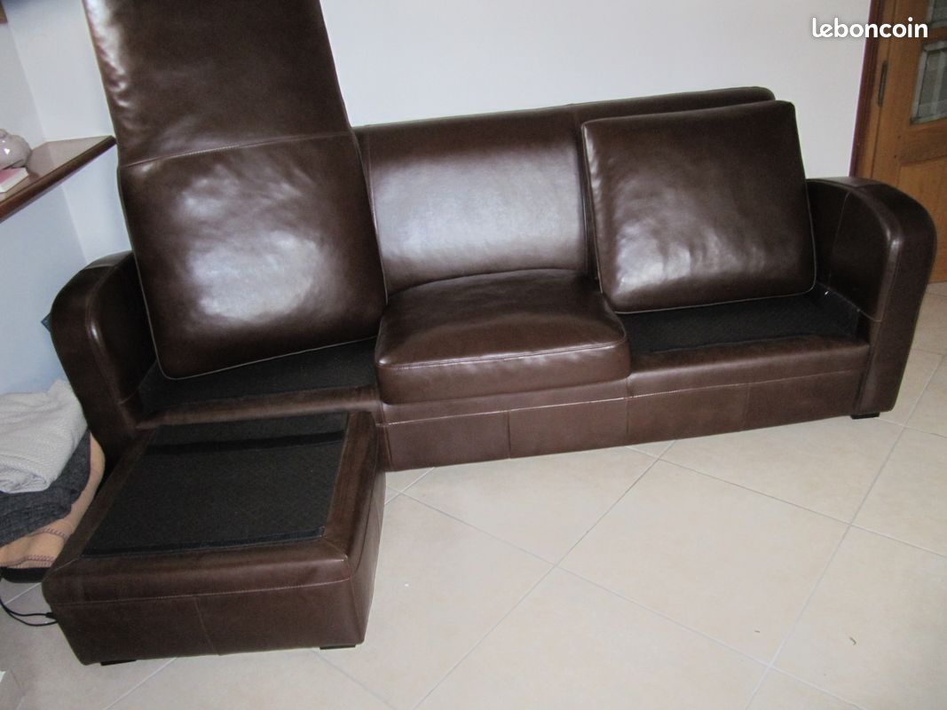 Canapé cuir (image 3)