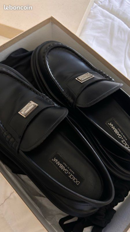 Mocassin en cuir Dolce & Gabbana – Neuf (image 3)