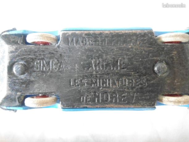 Miniature Anguplas Minicars Simca Ariane - Moule Norev - Collection Voiture Ancienne