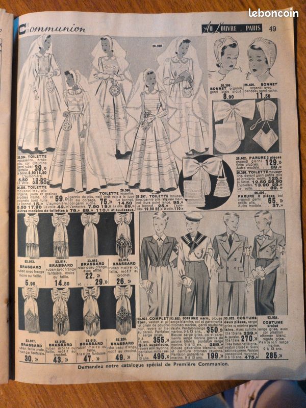 Catalogue AU LOUVRE été 1939 WW2 (image 5)