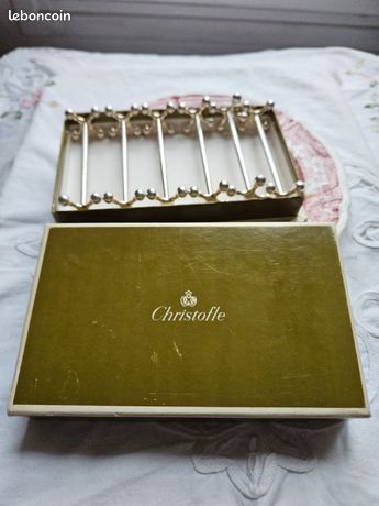 LOT DE 10 porte couteaux Christofle 4 boules,modèle Atomium EUR 80,00 - FR