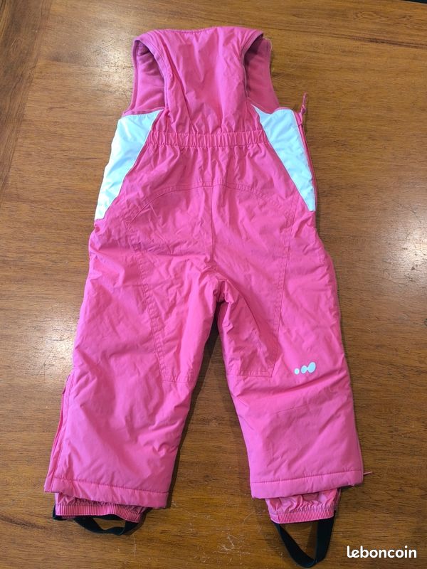 Combinaison de ski bébé fille sans manches rose decathlon wedze
