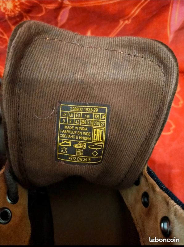 Bottines à lacets Levi's homme (image 7)
