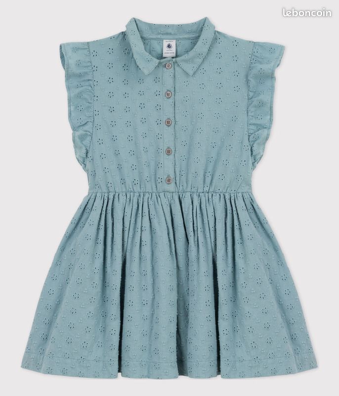 Robe en broderie anglaise Petit Bateau 12 ans (image 1)