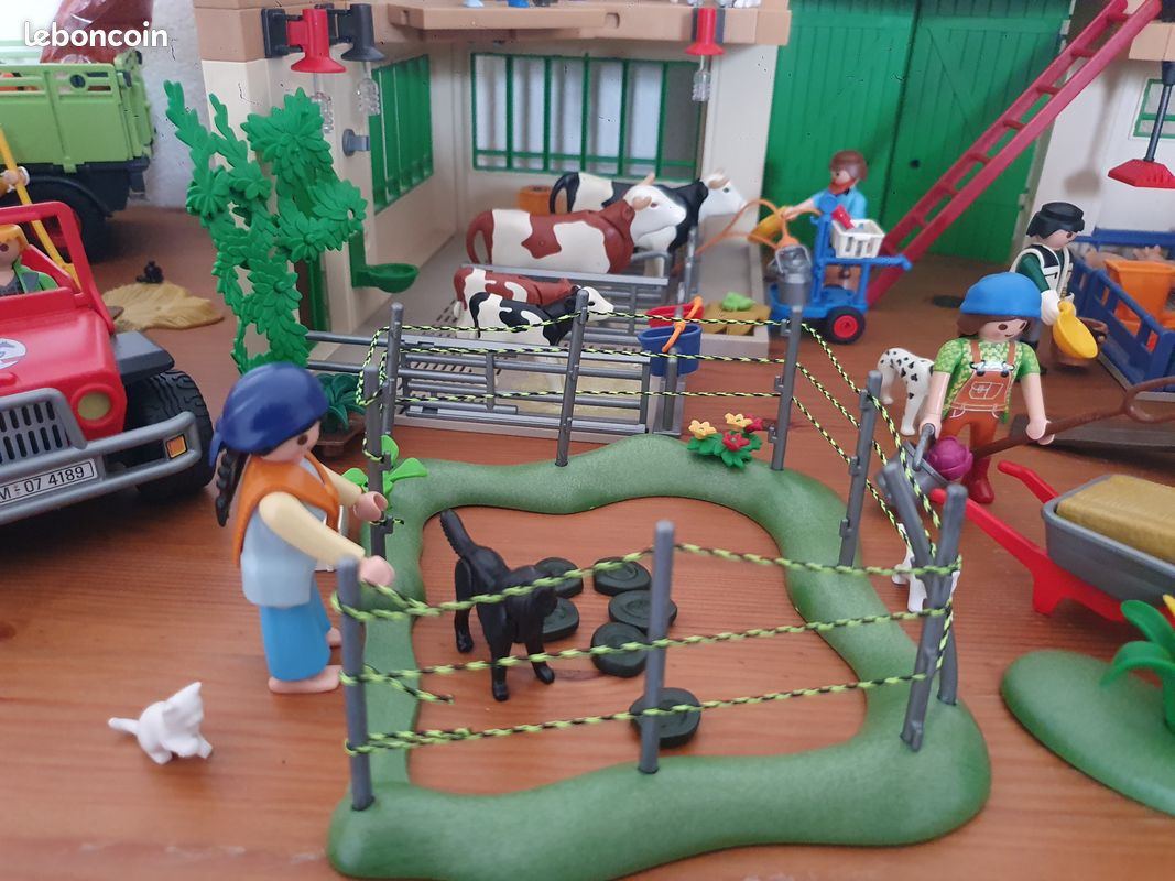 Playmobil ferme tracteur silo 4x4 enclos... (image 16)
