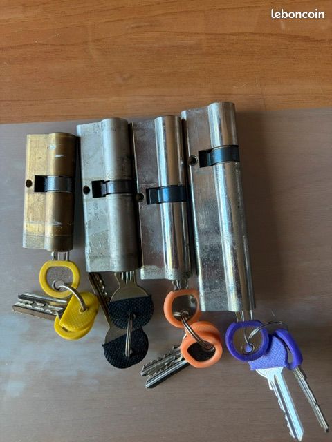 Lot de 4 barillets de porte (image 1)