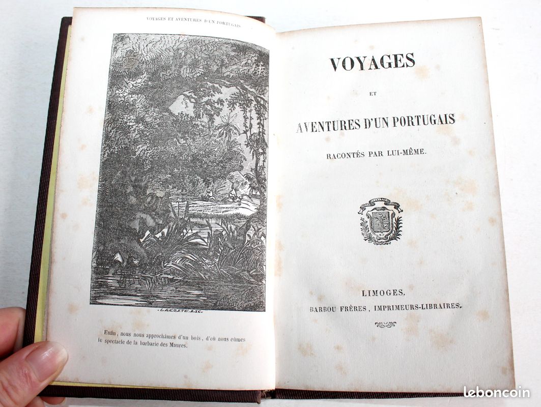 Voyages et aventures d'un portugais racontes par lui meme barbou freres libraire (image 2)