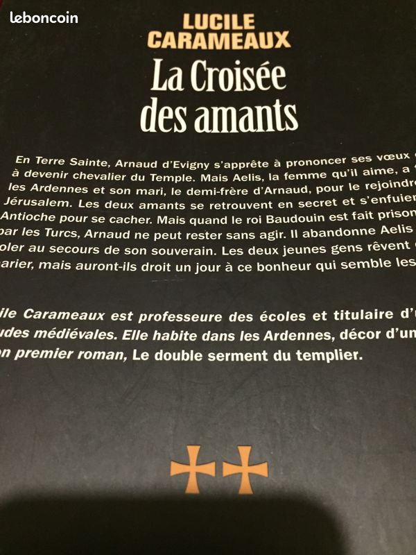 Livre " la croisée des amants" de Lucile Carameaux (image 2)