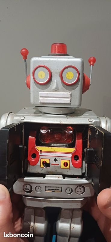 SH Gear Robot Mécanique 21Cm Etat Neuf + Rare Boite Japonaise Horikawa
