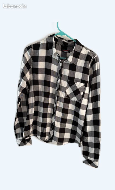 Chemise JENNYFER Taille 36 / S – Noir – Occasion Bon état – Vêtement Femme Tendance
