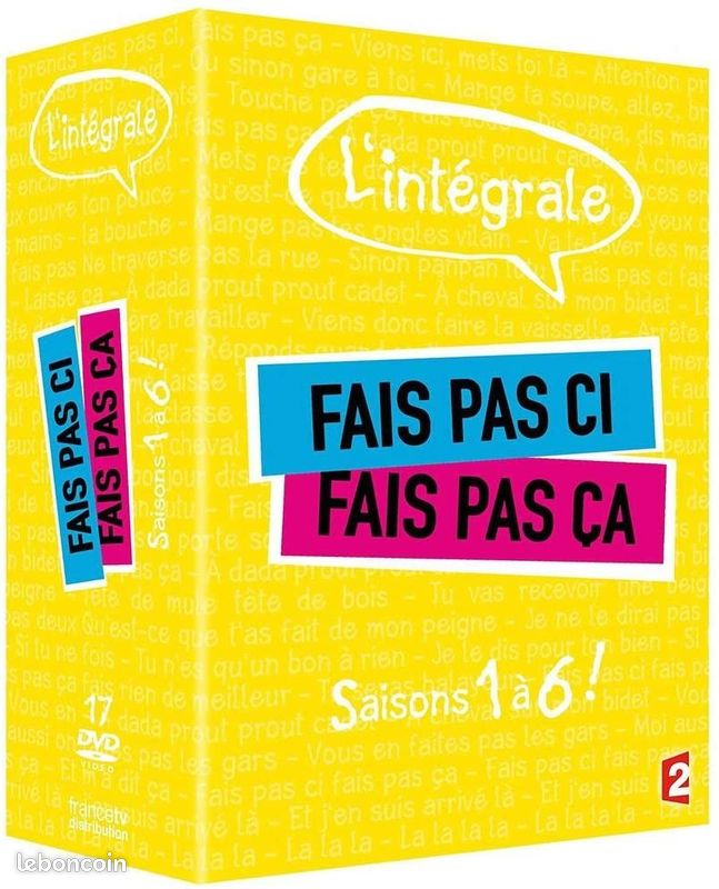 Occasion- Très bon état Fais pas ci, fais pas ça L'intégrale Saisons 1 à 6 (image 1)