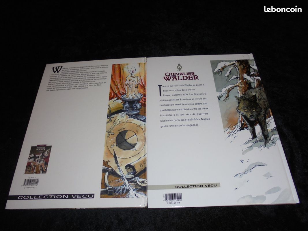 BD Jeanine Rahir : Chevalier Walder 1 & 2 EO Glénat (image 2)