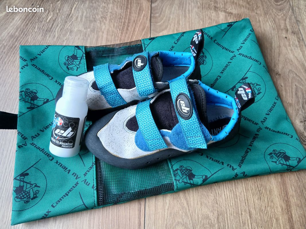Chaussons D'escalade EB Pour Enfant - Taille 31 - Occasion Bon état