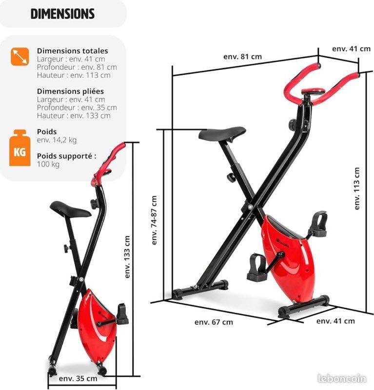 Vélo d'appartement pliable Vélos