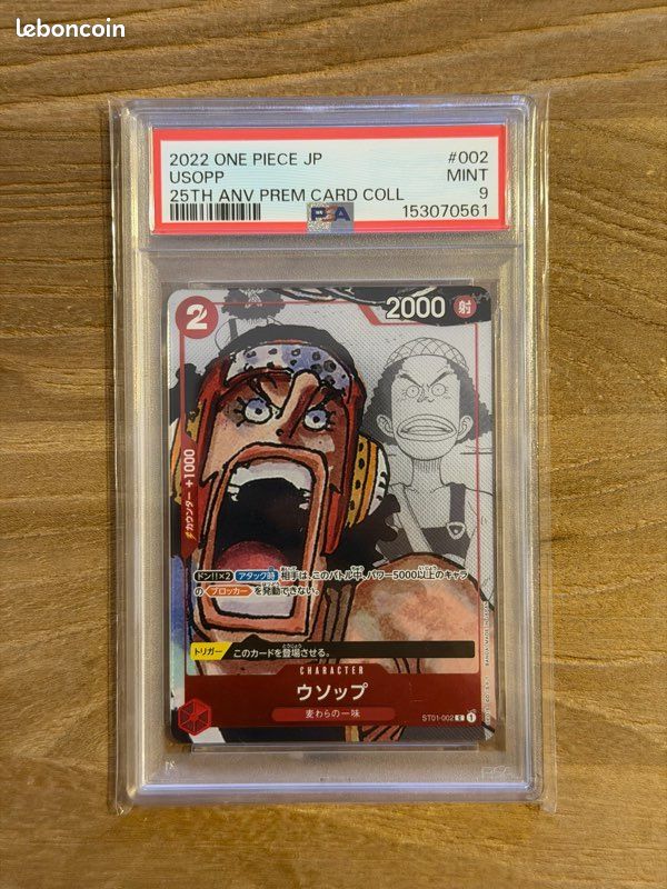 Usopp ST01-002 – One Piece Card Game – PSA 9 MINT 🇯🇵 (image 1)