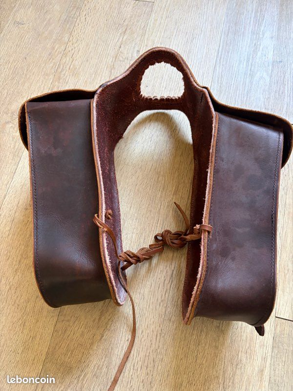 GRAND sacoche pour ordinateur portable homme vintage en cuir fait main