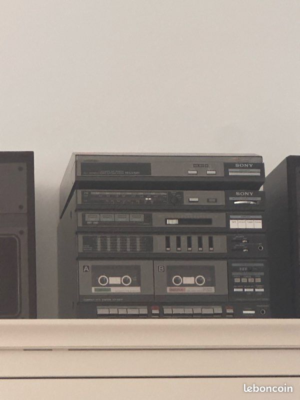 Chaîne Hi-Fi Sony XO-700W Vintage Années 80 – Complète avec platine vinyle, enceintes et notice (image 4)