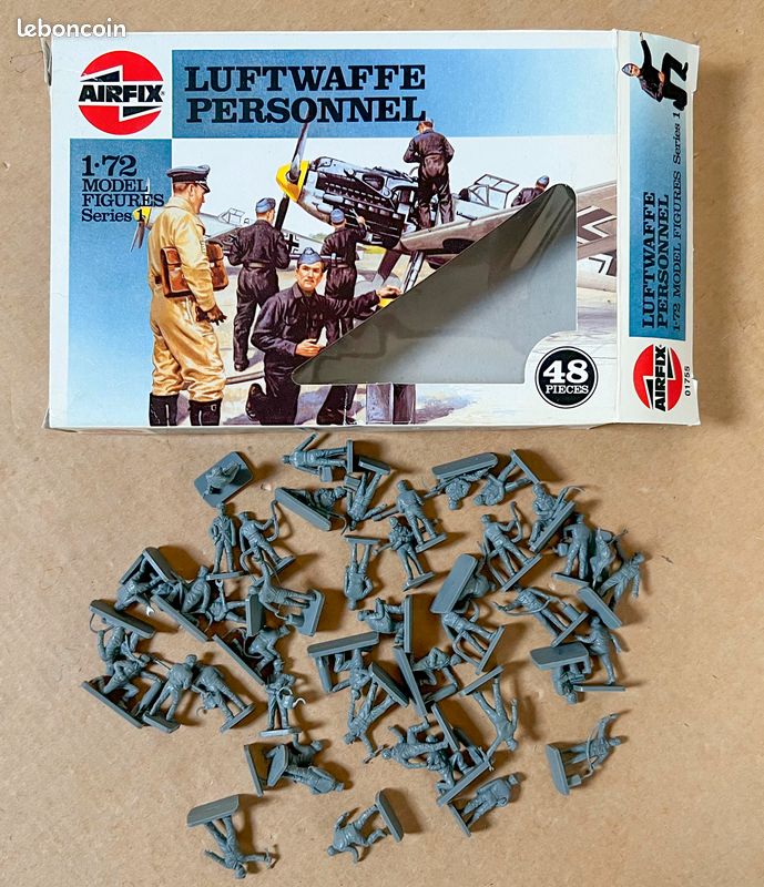 Figurines Airfix Artillerie Française 1/72 - Boîte En Grappe, Soldats Historiques à Peindre