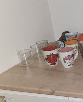 5 verres transparents (image 1)